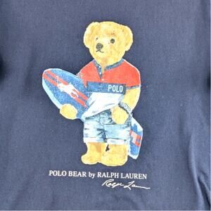 Polo Ralph Lauren M Polo Bear Surfboard Graphic T Shirt Mens Custom Slim Fit